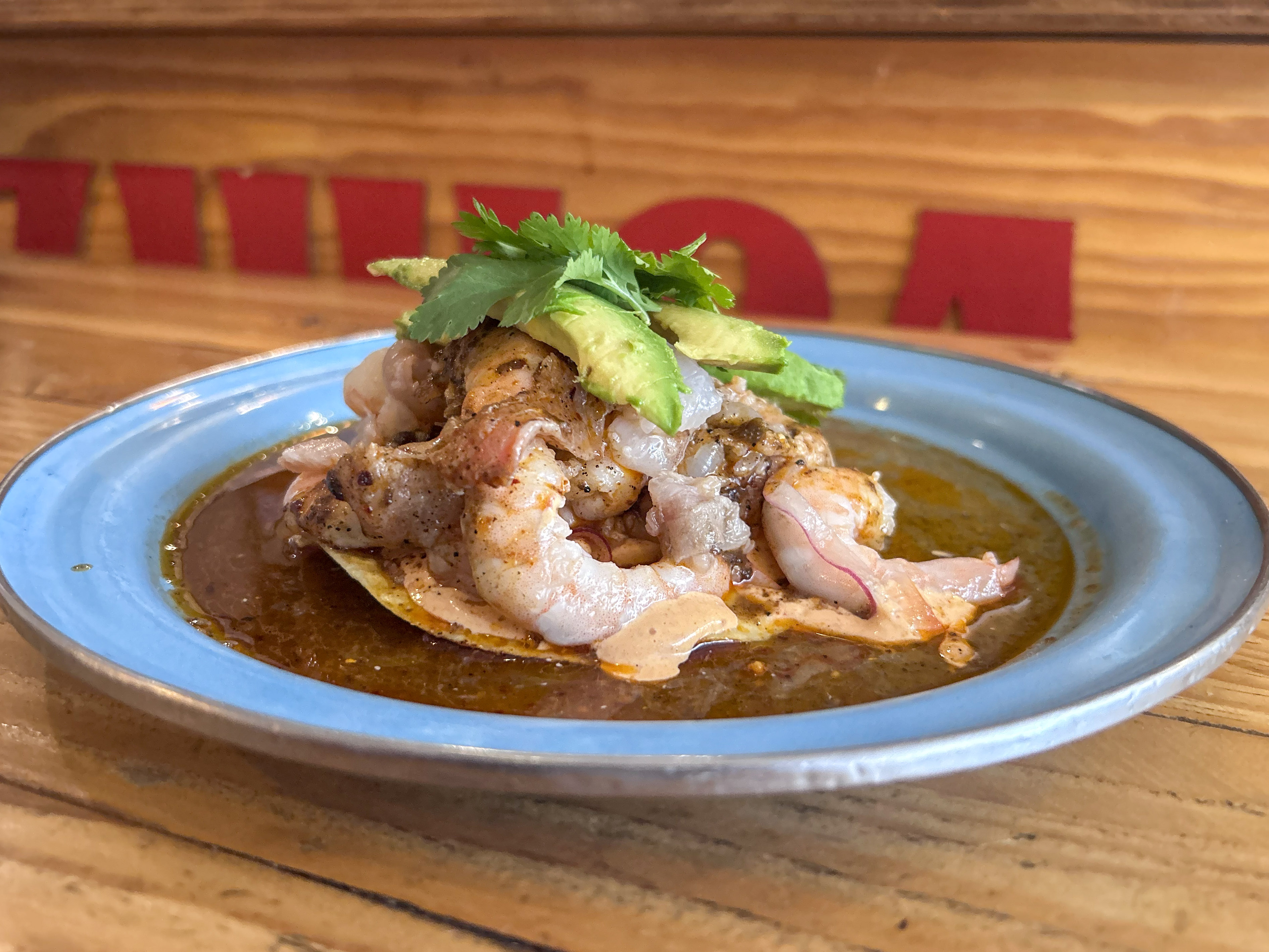 Tostada Embarazada Mixta